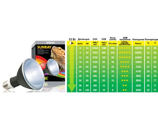Светильник Sunray с балластом и лампой в комплекте до 35 Вт PT-2315