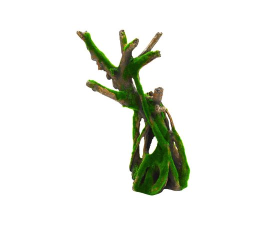 Декорация Prime Коряга с мхом XL 23х11.5х30см