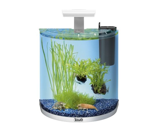 Аквариум дуговой Tetra AquaArt Explorer Line LED Gold 30л белый Tet-256002