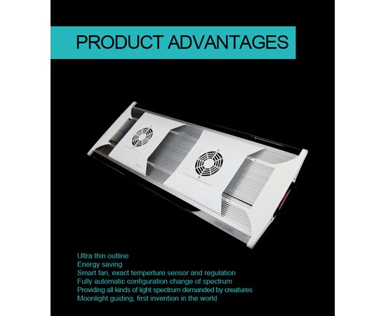 Cветильник Zetlight ZT6400 черный с контроллером + пульт