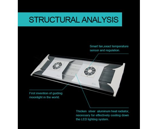 Cветильник Zetlight ZT6400 черный с контроллером + пульт