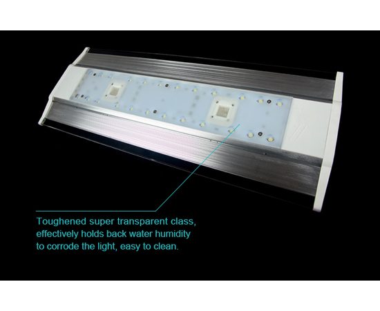 Cветильник Zetlight ZT6400 черный с контроллером + пульт