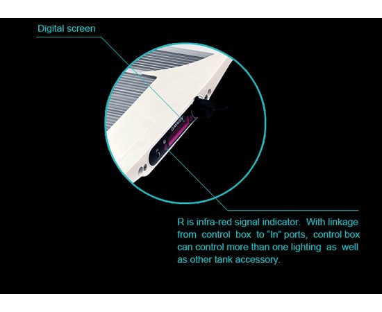 Cветильник Zetlight ZT6400 черный с контроллером + пульт