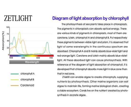 Cветильник Zetlight ZT6600 черный с контроллером (море)