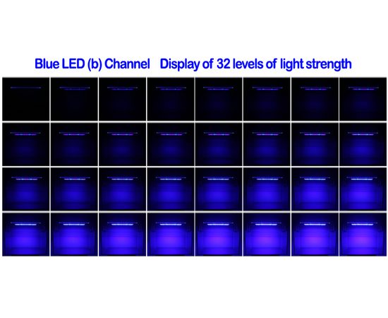 Cветильник Zetlight ZT6600 черный с контроллером (море)
