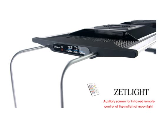 Cветильник Zetlight ZT6600 черный с контроллером (море)