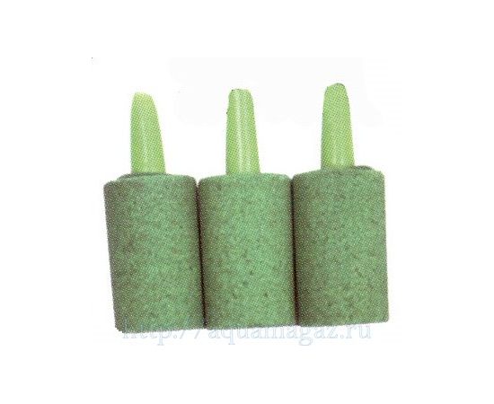 Распылитель камень-цилиндр зелёный (3шт)