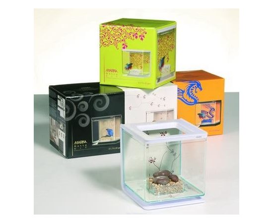 Аквариум Marina Betta Kit Girl, 2л, белый