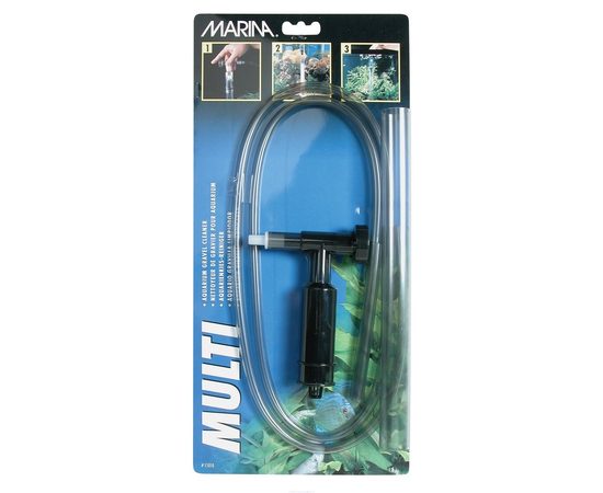 Сифон с клапаном для чистки аквариумного грунта