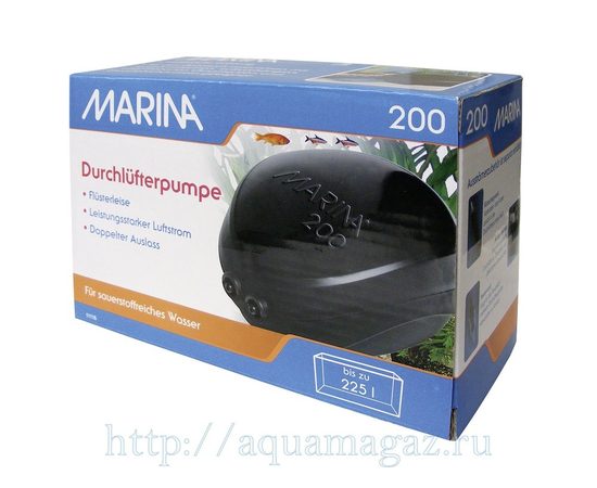 Компрессор Marina Hagen 200 для аквариума до 225 л