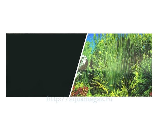 Фон черный/растительный 45см 7,5 м