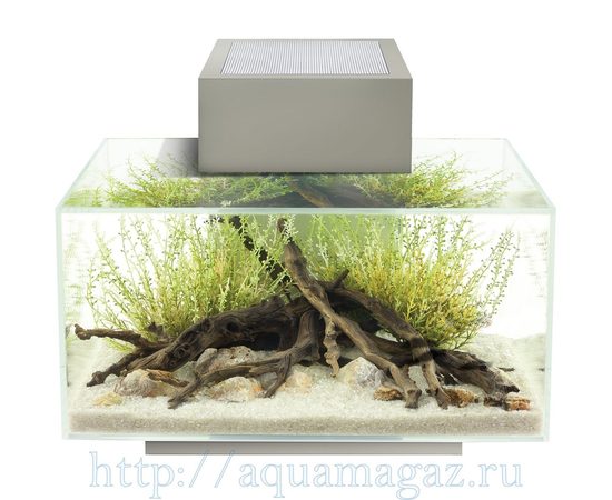 Аквариум  Fluval  Edge LED 23л  43х22.4х26см серый