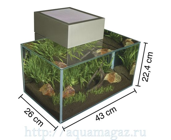 Аквариум Fluval Edge черный 46л LED