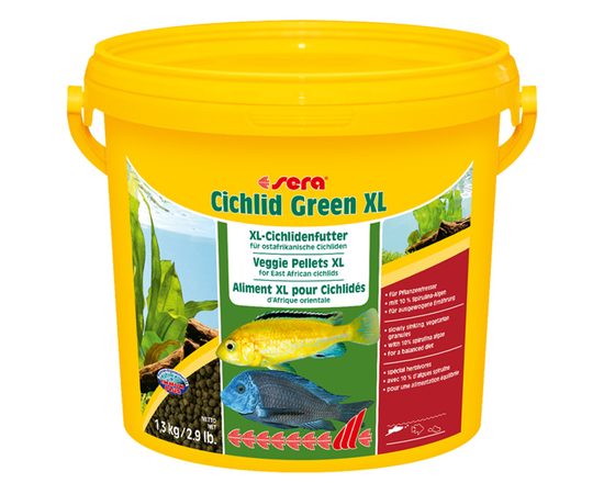 Корм для рыб Sera Cichlid Green XL 3,8 л (1 кг)