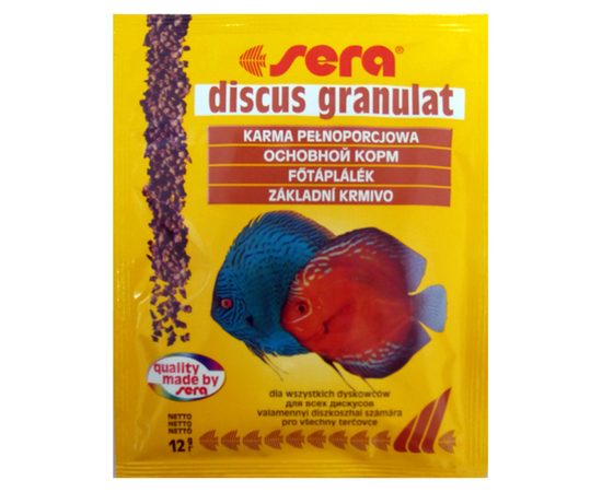 Корм для рыб Sera Discus Granulat 12 г (пакетик)