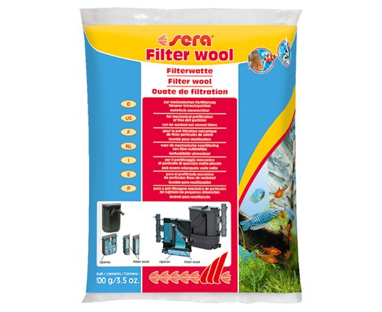 Sera Фильтрующая вата Filter Wool 100 г