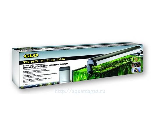 Светильник навесной алюминиевый Glo T5 1x24Вт 61cm