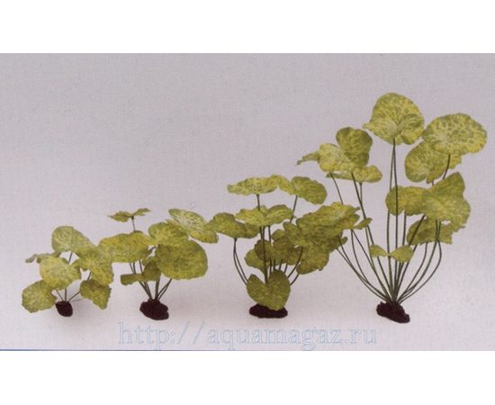 Растение Нимфея, желтое 12см шелковое