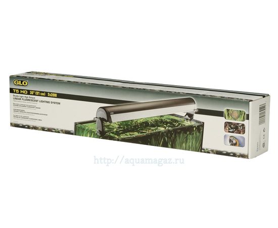 Светильник навесной алюминиевый Glo T5 2x39Вт 91cm