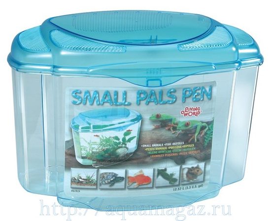 Аквариум переносной 17л 43х28х33см