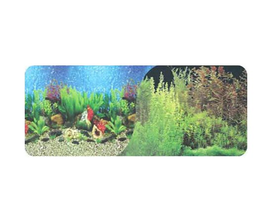 Фон двухсторонний 60см. Растительный (синий)  / Скалы Фон двухсторонний 60см. Растительный (синий)  / Скалы