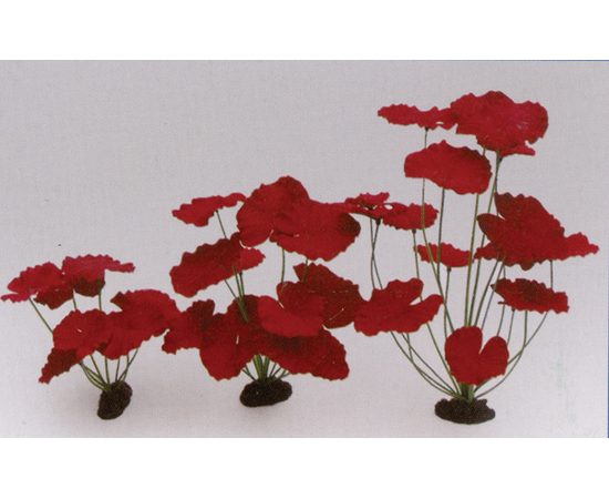 Растение Нимфея, пурпурное 40см шелковое