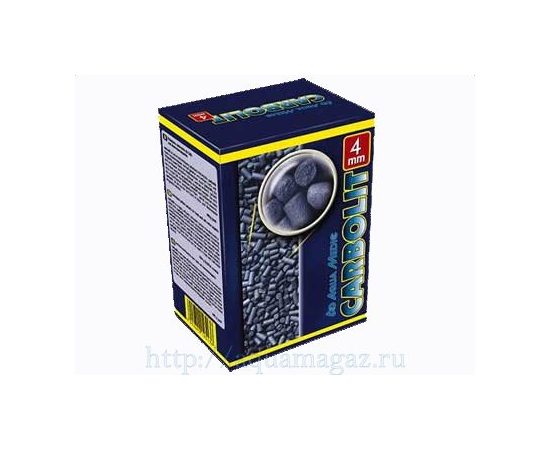 Наполнитель уголь Carbolit 4мм 5л3кг для морских и пресноводных аквариумов в коробке