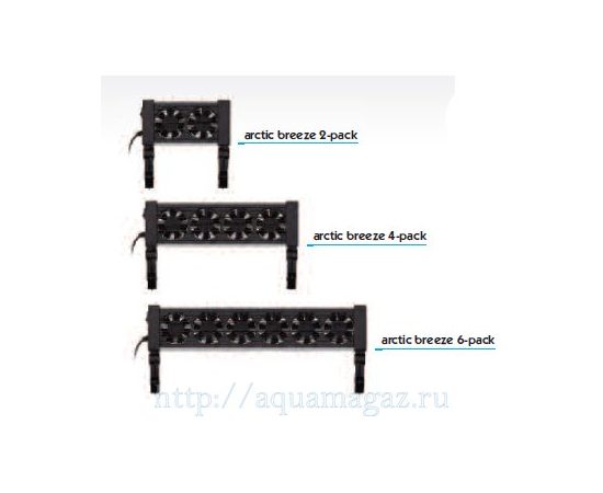 Вентилятор (куллер) аквариумный Arctic breeze х 6, 240 000 л/ч