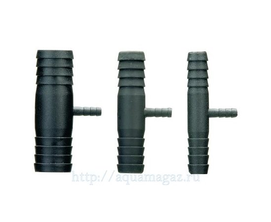 Патрубок Т-образный AQUA MEDIC 16/22- 6/4мм