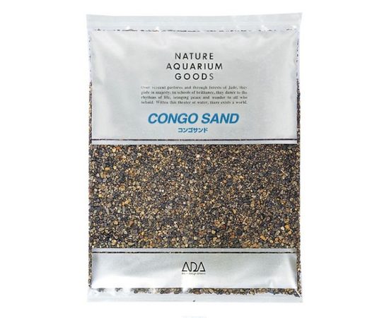 Песок Конго мелкий, пакет 2 кг ADA Congo Sand S, 2 кг