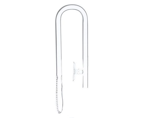 Стеклянная заборная трубка для аквариумов длиной 90 см, диаметр заборной части 25 мм, диаметр трубки 13 мм, высота - 300 мм, вну