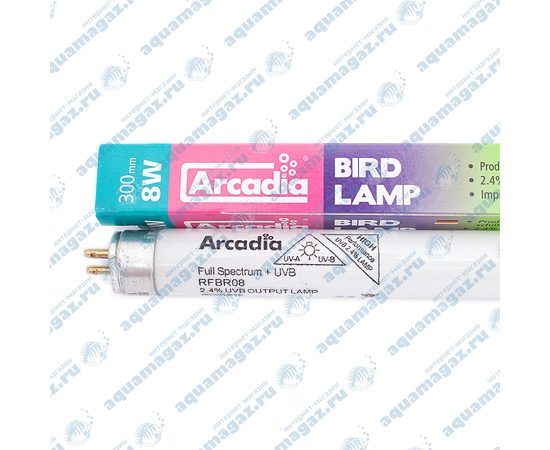 Лампа для птиц Arcadia birds T5 2,4% UVB Лампа для птиц Arcadia birds T5 2,4% UVB