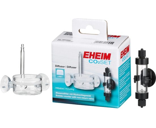 Дифузор CO2 EHEIM 600 стеклянный с счетчиком пузырьков и обратным клапаном