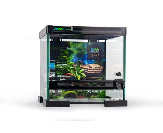 Террариум стеклянный NOVAMARK TERRA 20Х20Х20 см