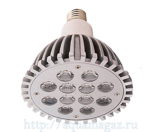 Лампа LED aquasunspot 12 16000К цоколь Е 27, 230В/12 Ватт