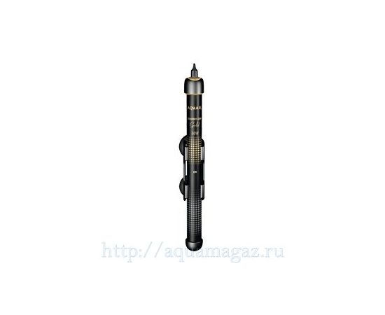 Обогреватель GOLD с терморег. AQn-75W (до 75л) 27см (позолоч.конт) (24шт/уп) Aquael