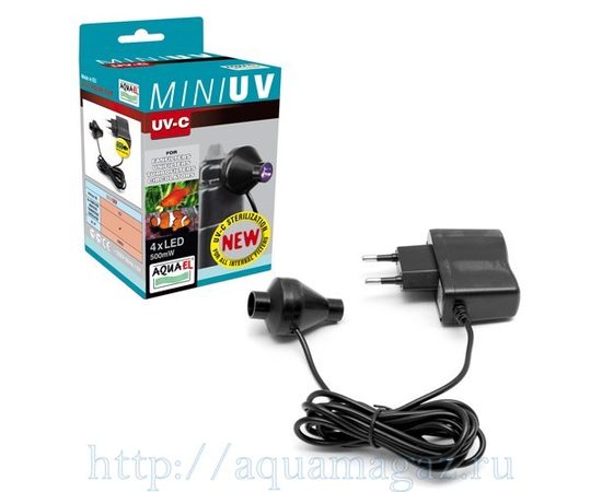 Стерилизатор универсальный для фильтров ( FAN plus UNIFILTER TURBO Filter Pat mini) MINI UV 0,5 W (Акваэль)