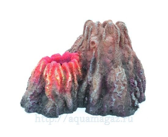 5151В Фон-скала для распылителя Вулкан (красный кратер) Aquael