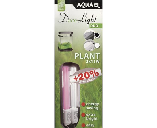 Cветильник DECOLIGHT DUO PLANT черный (2x11W), с креплением для NanoReef