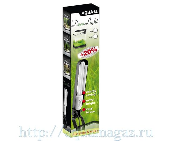 Светильник-лампа DECOLIGHT 11w с креплением для аквариума 20л и 30л
