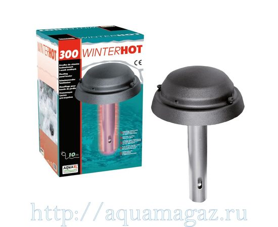 AQMs 300W Плавающий Элекронагреватель для водоемов в метал.корпусе