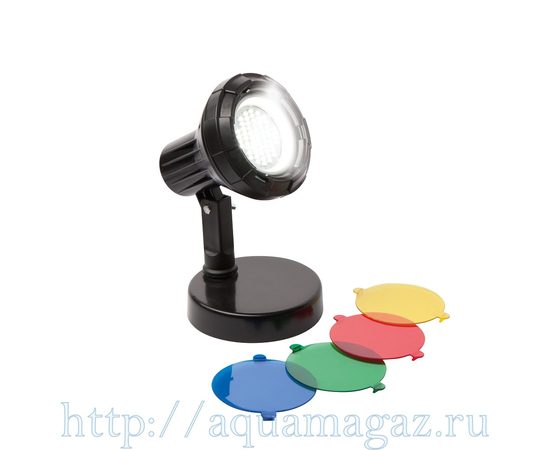 Лампа L20 20W подвод.свет. с 5-ю цветными фильтрами