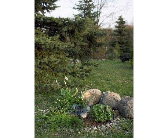 Фонтан для сада KOMFORT GARDEN основание + насос PFN1100