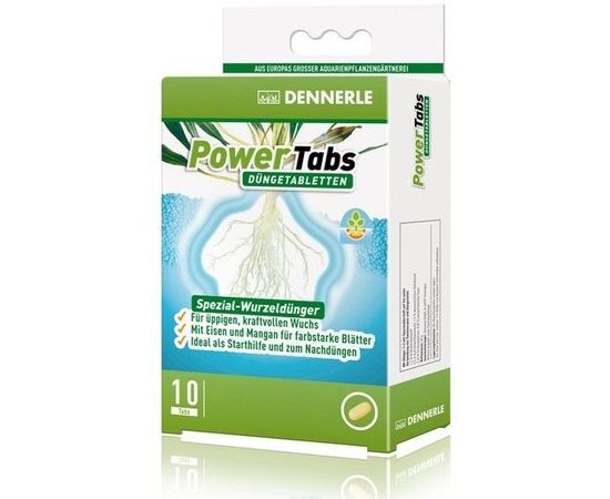 Dennerle Power Tabs - Специальное корневое удобрение для любых аквариумных растений, 30 шт. на 15-30 растений