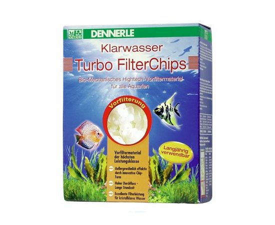 Наполнитель предварительной фильтрации для аквариумных фильтров Dennerle Turbo FilterChips, 1 литр