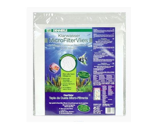 Специальный фильтрующий материал Dennerle MicroFilter Vlies для удаления помутнений, 25x75 см.