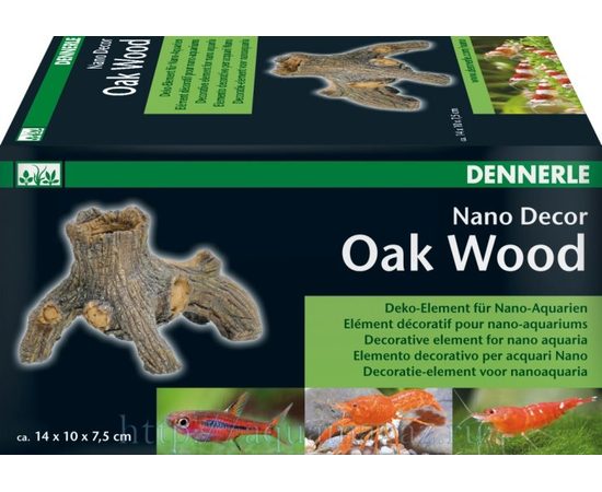 Декоративный элемент для нано-аквариумов Dennerle Nano Decor Oak Wood