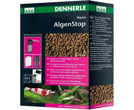Высокоэффективный удалитель фосфатов для пресноводных нано-аквариумов Dennerle Nano AlgenStop