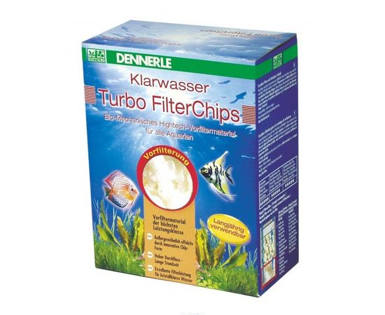 Наполнитель предварительной фильтрации для аквариумных фильтров Dennerle Turbo FilterChips, 1 литр