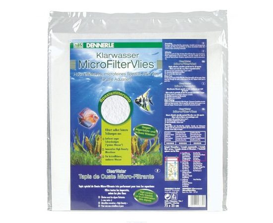 Специальный фильтрующий материал Dennerle MicroFilter Vlies для удаления помутнений, 25x75 см.